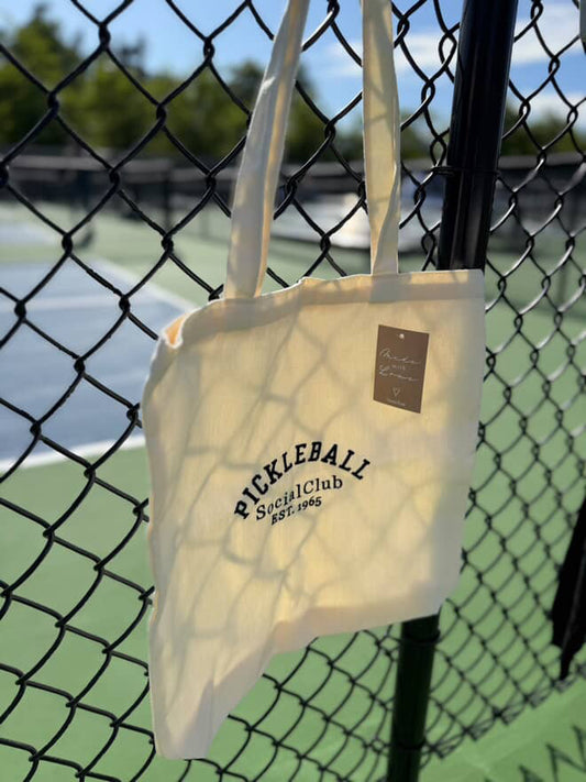 Pickleball Social Club Tote Bag