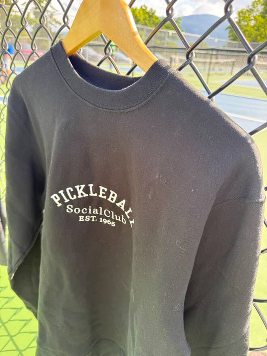Pickleball Social Club Embroidered Crewneck