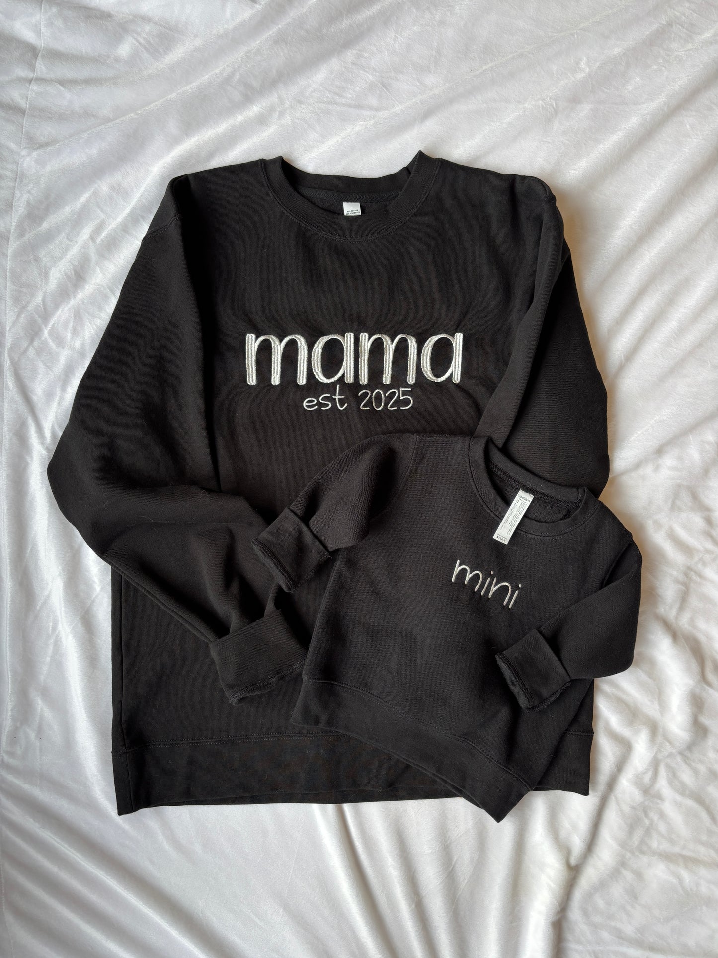 "Mini" Embroidered Toddler Sweatshirt